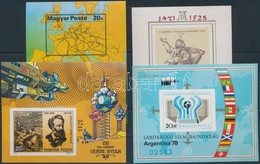 ** 1978-1979 4 Klf Vágott Blokk (22.500) / 4 Different Imperforate Blocks - Other & Unclassified