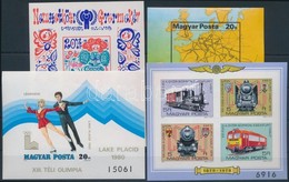 ** 1979 4 Klf Vágott Blokk (22.000) / 4 Different Imperforate Blocks - Other & Unclassified