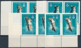 ** 1983 Téli Olimpia 4 Féle ívszéli Pár / Mi 3652-3655 Margin Pairs - Other & Unclassified