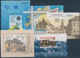 ** 1983-1984 5 Klf Vágott Blokk (20.200) / 5 Different Imperforate Blocks - Altri & Non Classificati