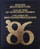** 1986 Magyar Bélyegkincstár Benne Feketenyomat Blokk Piros Sorszámmal (45.000) / Year Book Including Mi Block 187 With - Other & Unclassified