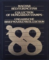 ** 1988 Magyar Bélyegkincstár Benne Feketenyomat Blokk Zöld Sorszámmal (55.000) / Year Book Including Mi Block 199 With  - Other & Unclassified