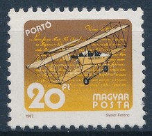 ** 1988 Postatörténet Portó 20Ft Matt Gumival (6.000) / Postage Due Mi 257 With Dull Gum - Altri & Non Classificati