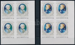 ** 1991 Bélyegnap (64.) Vágott ívsarki Négyestömbök (28.000) / Mi 4158-4159 Imperforate Corner Blocks Of 4 - Altri & Non Classificati