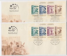 2000 Jeles Magyarok (I) Blokk ívszéli Felirattal 5 FDC-n (20.000) / Mi Block 253 With Text On The Margin, 5 FDC's - Altri & Non Classificati