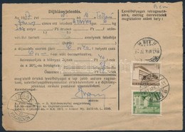 1957 Díjhiányjelentés48 F Bérmentesítéssel / Report Of Insufficient Franking With 48f Franking 'IZSÁK' - Altri & Non Classificati