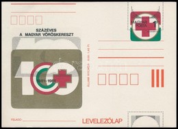 1981 Vöröskereszt Díjjegyes Levelez?lap Látványos Színelcsúszásokkal / Red Cross PS-card With Shifted Colour Print - Other & Unclassified