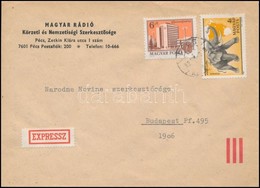 1982 Expressz Levél 'MAGYAP POSTA' Tévnyomatos Bélyeggel / Mi 3475 With Plate Variety On Express Cover - Other & Unclassified