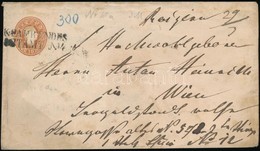 1861 10kr Díjjegyes Boríték / PS-cover '(K.)K. FAHRENDES (P)OSTAMT N.4' - Wien - Altri & Non Classificati