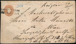 1861 10kr Díjjegyes Boríték / PS-cover '(K.)K. FAHRENDES (P)OSTAMT N.4' - Wien - Sonstige & Ohne Zuordnung