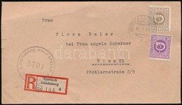 1945 Cenzúrás Ajánlott Levél / Censored Registered Cover - Other & Unclassified