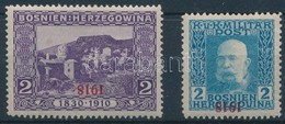 * 1918 Mi 147-148 Fordított Felülnyomás / Inverted Overprint - Other & Unclassified