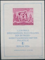 ** 1954 Mi Block 10X - Sonstige & Ohne Zuordnung