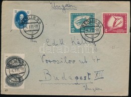 1951 Téli Sport Bélyegek Levélen / Wintersport Stamp On Cover To Bucarest - Other & Unclassified