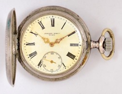 Johann Jorgo Wien, Duplafedeles Ezüst Zsebóra Szép, M?köd? állapotban / Silver Pocket Watch - Andere & Zonder Classificatie