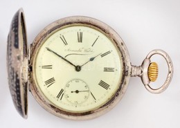 Tulaezüst Armada Watch Zsebóra Angyalos Magyar Címerrel A Tokon, Szép, M?köd? állapotban / Silver Pocket Watch - Other & Unclassified