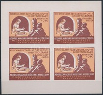 ** 1943 Országos Magyar M?szaki Múzeum Vágott Emlékív / Souvenir Sheet - Non Classificati