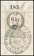 1856 Útlevél 6kr CM Illetékbélyeggel / Passport For Oberwart Citizen. - Non Classificati