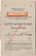 1895 Nagybucsány, Gyermek Részére Nyitott Postatakarékpénztári Könyvecske, Bejegyzésekkel, 'koronaértékre átszámítva' Bé - Unclassified