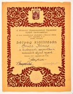 1947 Miskolc, Bélyegkiállítás Emléklap Örvös János Filatelista Részére Levélzáróval - Non Classificati