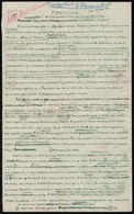Heltai Jen? (1871-1857): A Költ? és A Virág C. Kézirata, Kazinczy Ferencre Való Megemlékezés. Egy Beírt Oldal Javításokk - Non Classificati