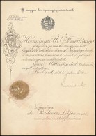 1936 Lázár Andor Igazságügyminiszter Aláírása Tanácsosi Kinevezésen - Other & Unclassified