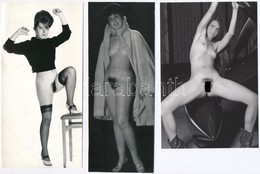 Cca 1979 N?i Attrakciók, Szolidan Erotikus Felvételek, 3 Db Vintage Fotó + 1 Db Mai Nagyítás + 3 Db Vintage Negatív, (a  - Altri & Non Classificati