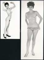 Cca 1971 Rosszalkodni Kéne Már, Szolidan Erotikus Felvételek, 4 Db Vintage Fotó + 4 Db Vintage Negatív, (a Pozitív és A  - Altri & Non Classificati
