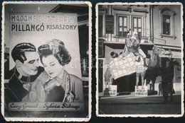 Cca 1930-1940 Nagyvárad, Az Apollo Mozi Arculatai Különféle Filmreklámokkal, 4 Db Fotó, Egy Részük Hátulján Pecséttel Je - Altri & Non Classificati