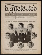 1926 Az Egyetértés C. Folyóirat 2. Száma, és A Szekeszt? Aláírt Levele - Other & Unclassified