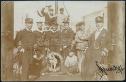 1898 Torpedoboot XXVI.  Legénységének Fotója  Fotólap / Navy Torpedoboat No. XXVI. Staff  Photo Postcard - Andere & Zonder Classificatie