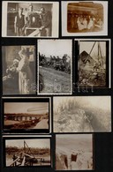 1945. El?tti Katonai Fényképek, 13 Db Vintage Fotó, 6x9 Cm és 10x15 Cm Között - Altri & Non Classificati