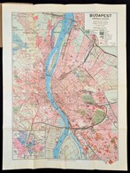 Cca 1920 Budapest Székesf?város Kézi Térképe. Az Alaptérképet Tervezte és Rajzolta: Kogutowicz Manó. Átdolgozta és új Ad - Sonstige & Ohne Zuordnung