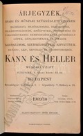 1909-1910 Bp., Kahn és Heller M?szaki üzlet árjegyzéke. Bp.,Franklin-ny., 704 P. Számos Illusztrációval. Átkötött Egészv - Non Classificati