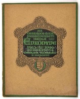 1916 Az Országos Magyar Királyi Iparm?vészeti Iskola Évkönyve 1915-1916. Szerk.: Nádler Róbert. Bp., Pátria-ny., 72 P.+5 - Unclassified