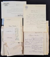 1924-1929 Török János Rend?rparancsnok Kinevezése és Kitüntetés Alkalmából Küldött Levelek. Névjegyek és Táviratok Gy?jt - Unclassified