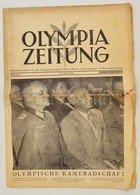 1936 Olympia Zeitung, Probenummer, A Berlini Olimpia újságjának Próbaszáma, Sok Képpel, Szakadásokkal, 12 P / 1936  Tria - Ohne Zuordnung