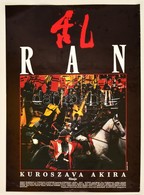 1992 Kuroszava Akira Ran (Káosz) Cím? Filmjének Magyarországi Plakátja, Ofszet, 81x56 Cm / Ran,  Director: Akira Kurosaw - Other & Unclassified