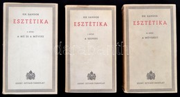 Sík Sándor: Esztétika I-III. Kötet. I. Kötet: A Szépség. II. Kötet: A M? és A M?vész. III. Kötet: A M?vészet. Bp.,(1942) - Zonder Classificatie
