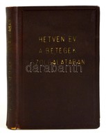 Dr. Stern Salamon (szerk.): Hetven év A Betegek Szolgálatában 1871-1941. Emlékkönyv Az 'Országos Bikur Cholim Betegeket  - Ohne Zuordnung