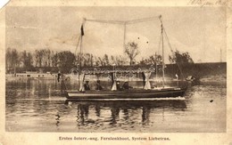 * T4 1912 Balaton, Az Els? Osztrák-magyar Távkormányozható Csónak 'Ilona'. Liebetrau Renszerrel + Hajópecsét A Hátoldalo - Non Classificati