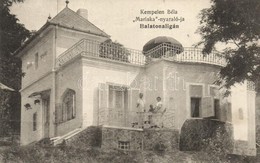 T2 1914 Balatonaliga, Kempelen Béla 'Mariska' Nyaralója - Unclassified