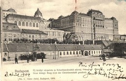 T2 1904 Budapest I. Krisztinaváros Az új Királyi Várpalotával, üzlet. Ganz Antal No. 1. - Non Classificati