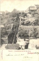 T2/T3 1903 Budapest I. Vársikló / Drahtseilbahn Auf Die Kgl. Burg (EK) - Non Classificati