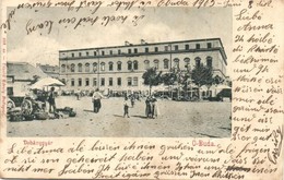 T2 1903 Budapest III. Óbuda, Dohánygyár Piaci árusokkal. Divald Károly 288. - Non Classificati