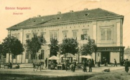 T2 1910 Szigetvár, Zrínyi Tér, Takarékpénztár, Piaci árusok, Deutsch Dávid Fia üzlete. Corvina 2620. - Non Classificati