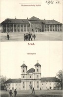 T2 Arad, Várparancsnoksági épület, Vártemplom. Mandl Ignácz Kiadása / Castle Headquarters, Church - Non Classificati