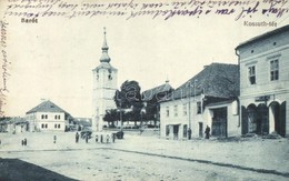 T2 1918 Barót, Baraolt; Kossuth Tér Templommal, üzlet / Square With Church And Shop - Unclassified