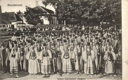 T2/T3 1916 Beszterce, Bistritz, Bistrita; Szász Lakodalmi Csoport. Bartha Mária Kiadása / Saxon Wedding Group, Folklore  - Unclassified