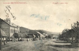 T2/T3 1912 Csíkszereda, Miercurea Ciuc; Kossuth Lajos Utca / Strassenbild / Street View - Non Classificati